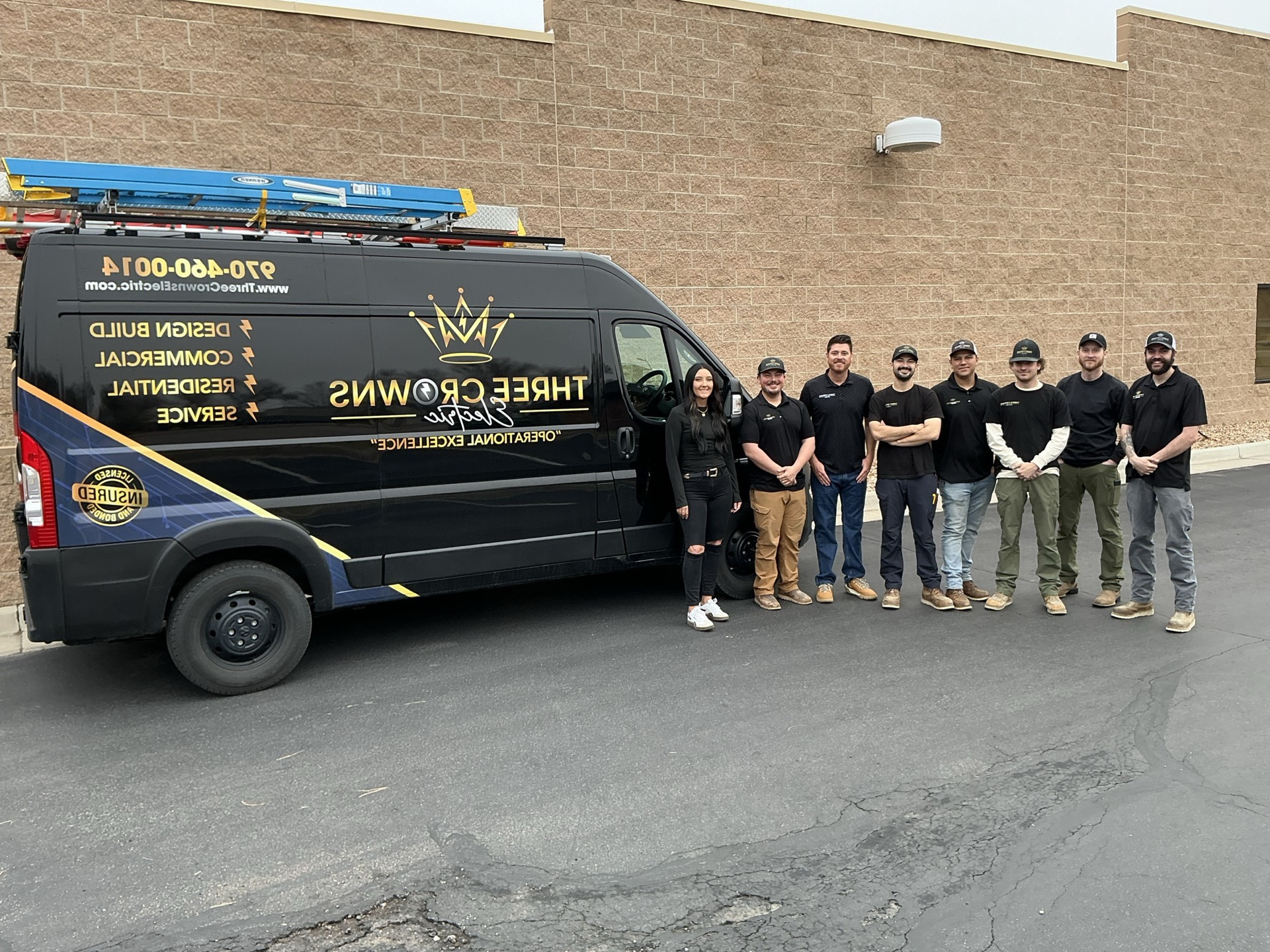 The Three Crowns Electric team