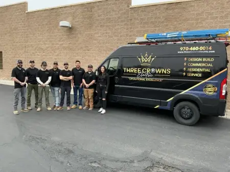 Three Crowns Electric team photo