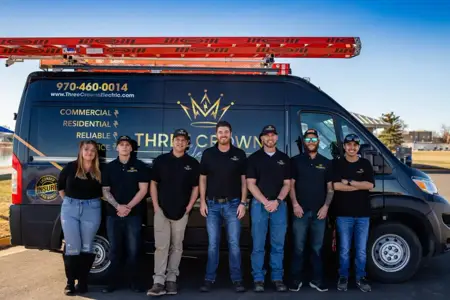 Three Crowns Electric team providing electrical services in Northern Colorado
