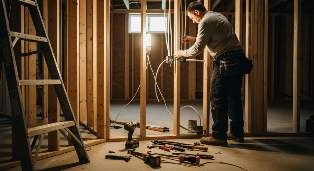 Basement electrical planning