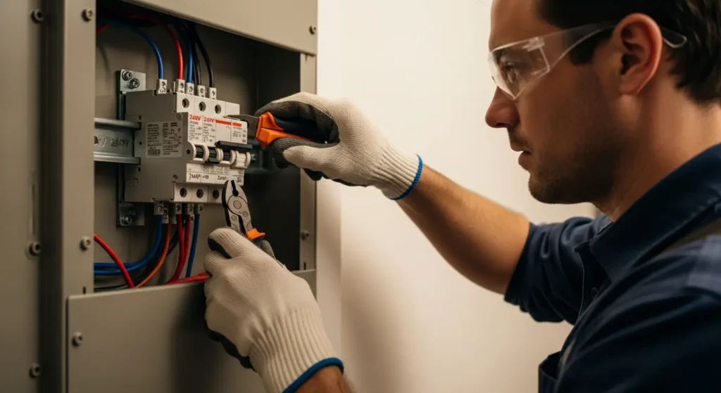 EV charger installation for home electric vehicle charging