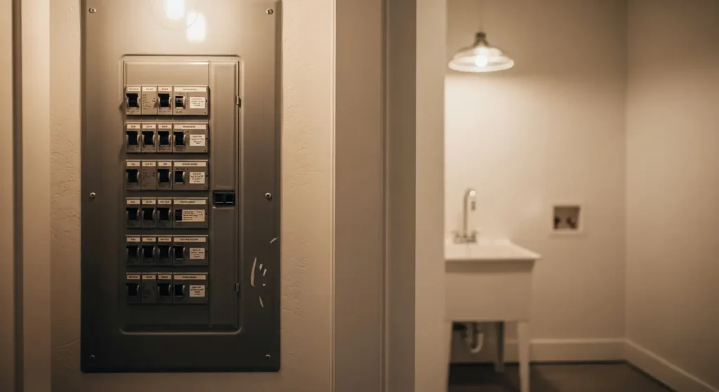 Residential electrical panel upgrade by licensed electrician