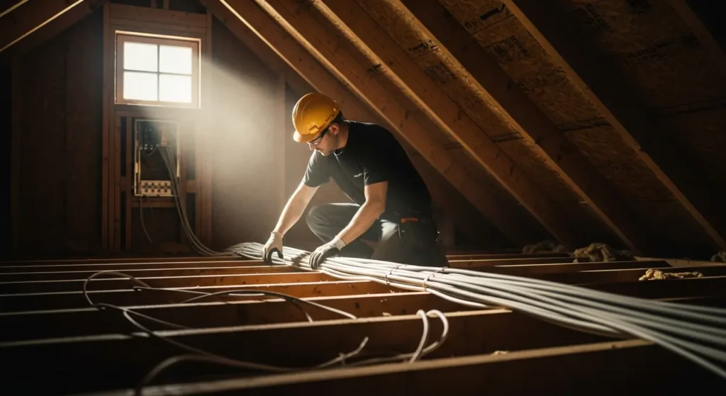 Professional electrical service by Three Crowns Electric